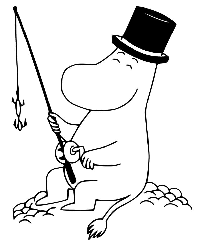 Utrolig Moomin fargelegging