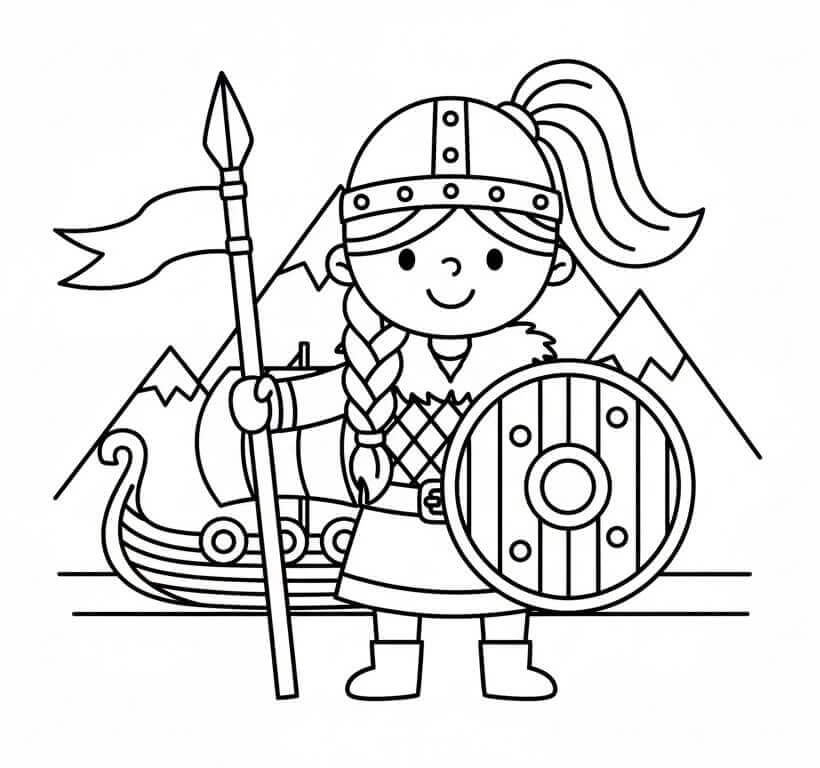 Utrolig Viking fargelegging