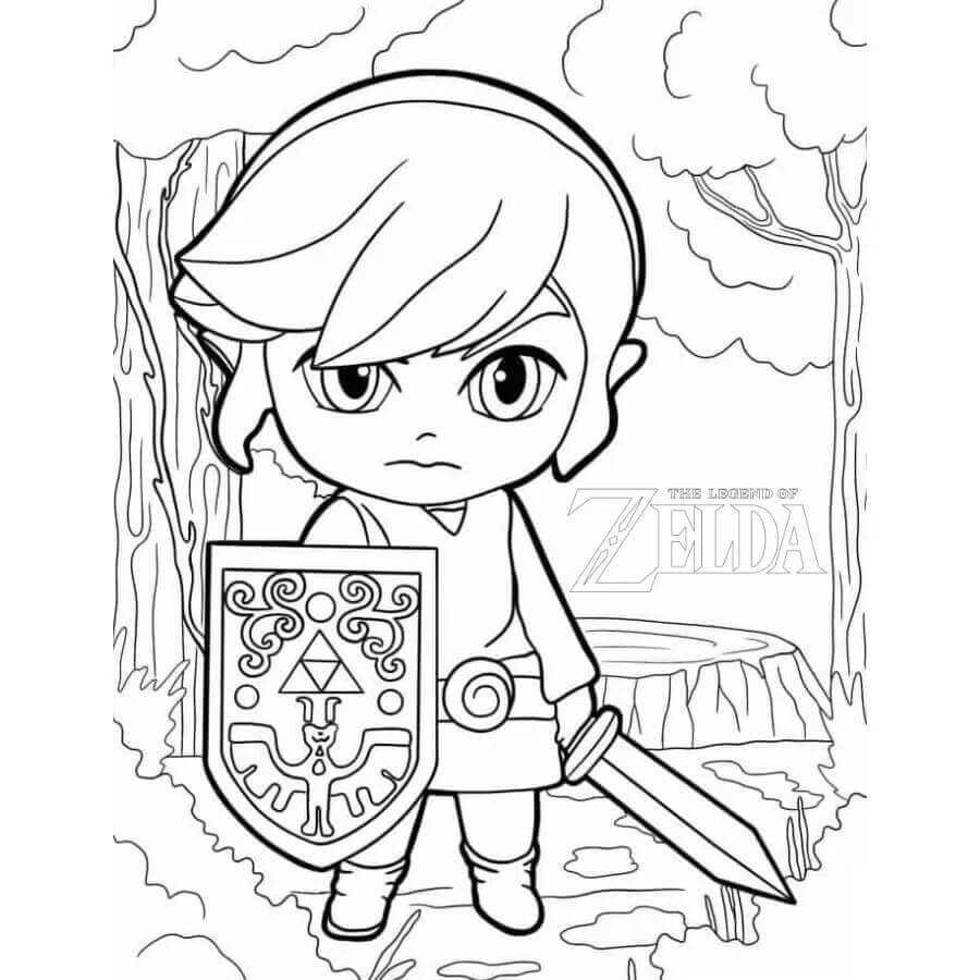 Utrolig Zelda fargelegging