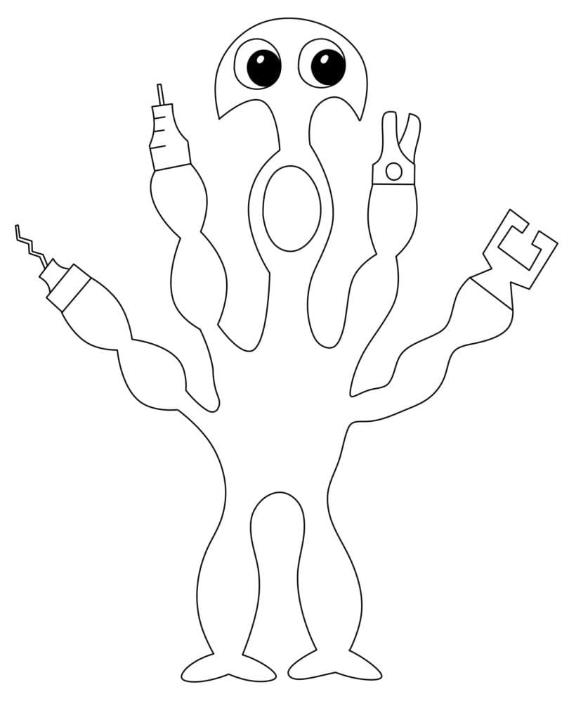 Utskriftbar Garten of Banban for Barn fargelegging