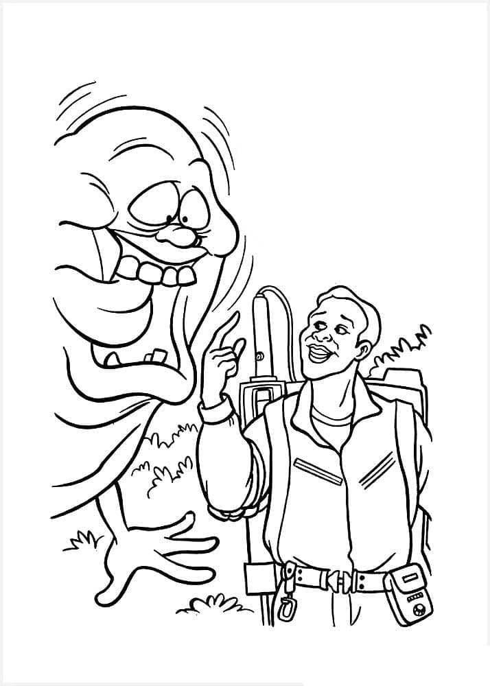 Utskriftbar Ghostbusters for Barn fargelegging