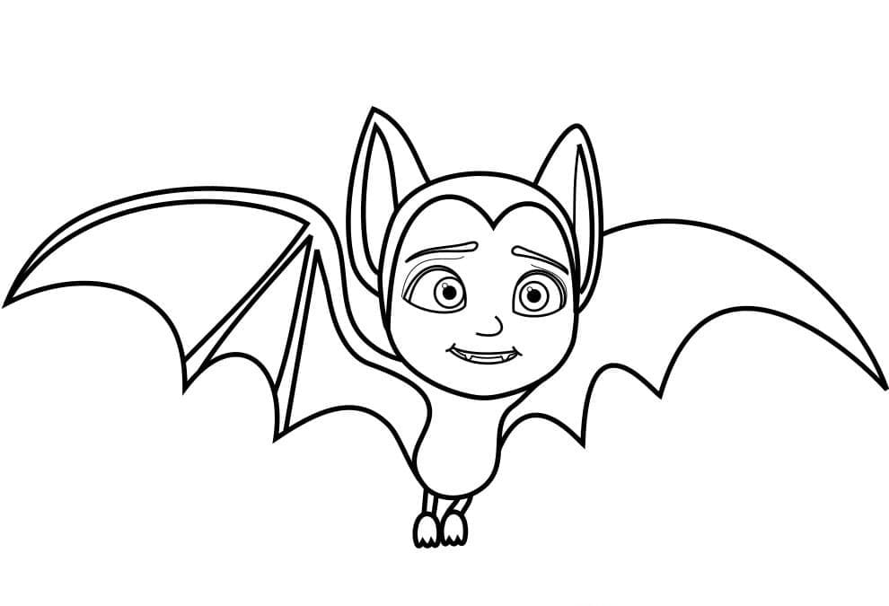 Utskriftbar Vampirina fargelegging