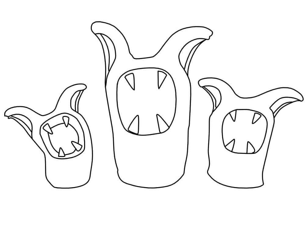 Utskriftbart Bilde Garten of Banban fargelegging