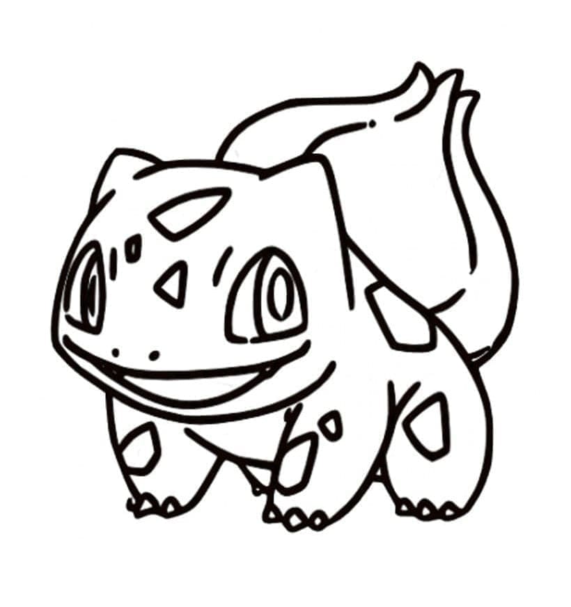 Venlig Bulbasaur fargelegging