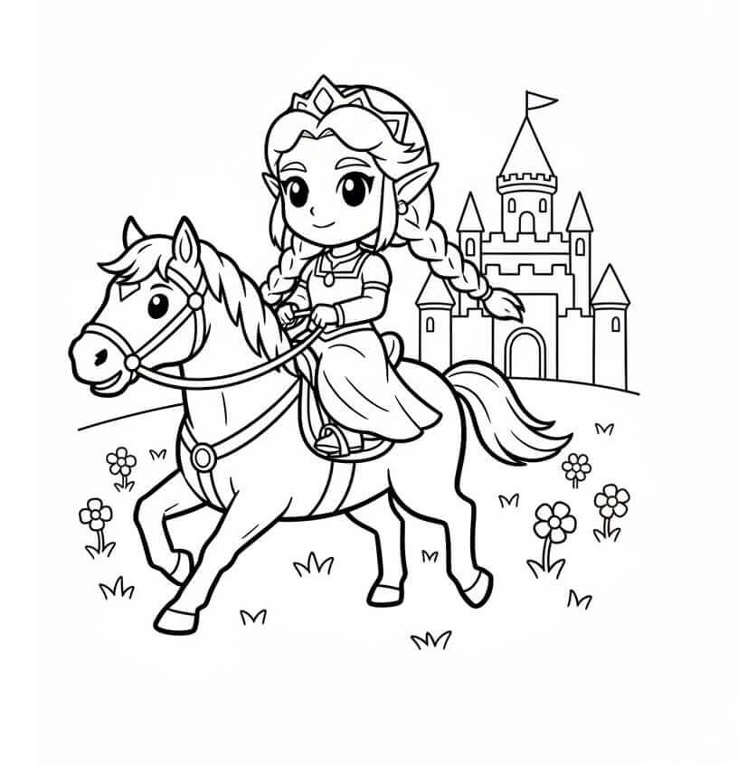 Zelda Uten Kostnad fargelegging