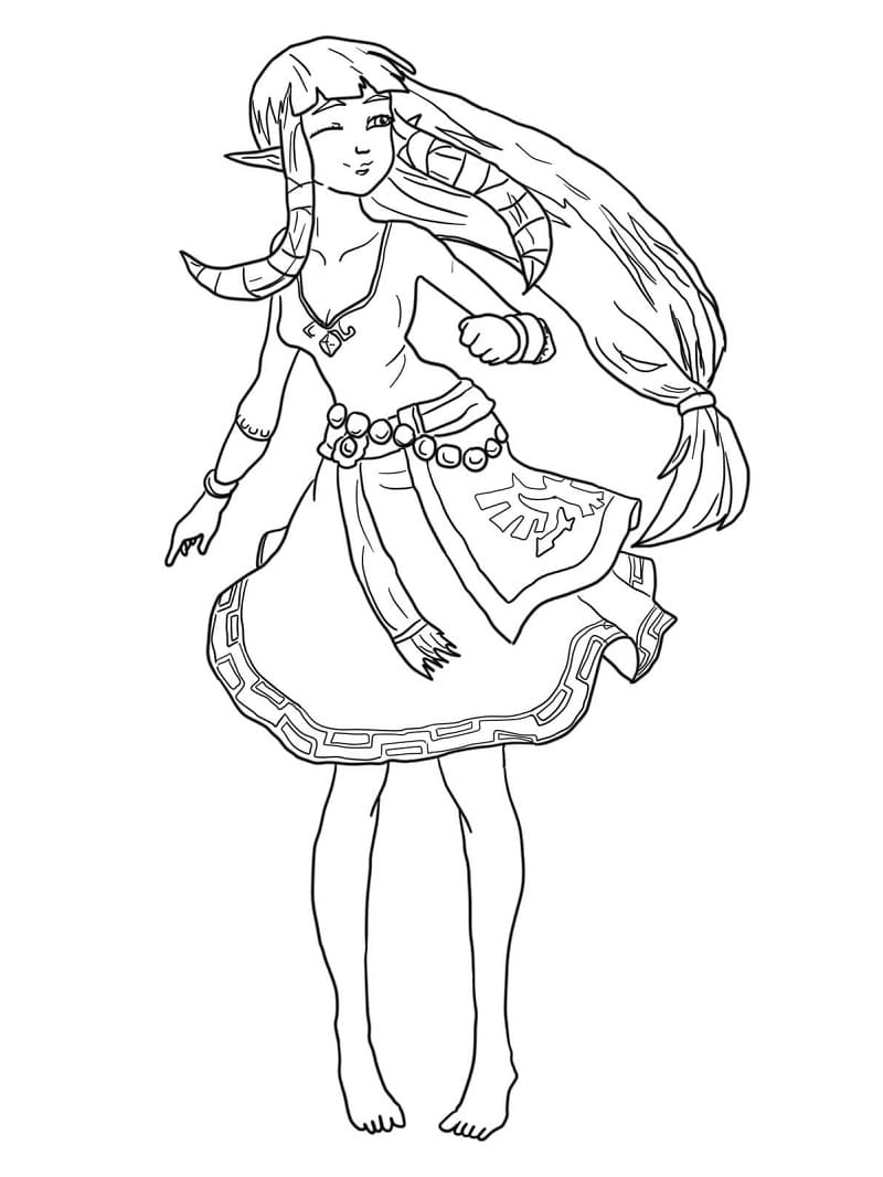 Zelda å Fargelegge fargelegging