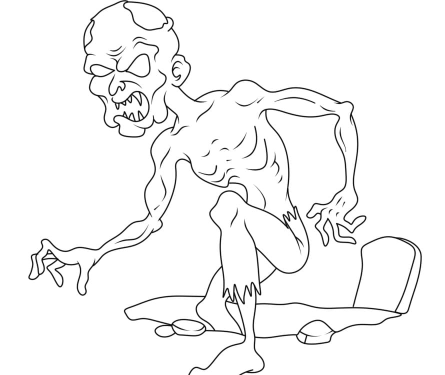 Zombie 3 fargelegging