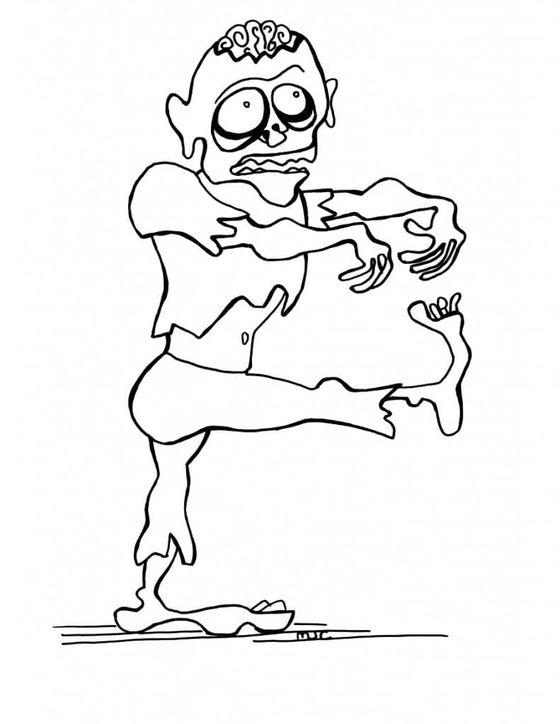 Zombie 5 fargelegging