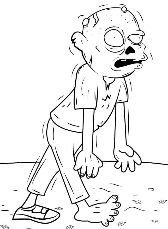Zombie Uten Kostnad fargelegging