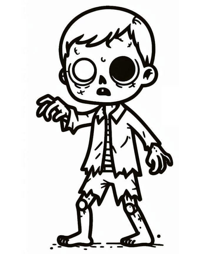 Zombie Utskriftbar fargelegging