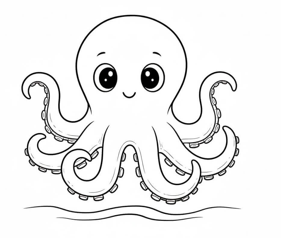 Animert Blekksput fargelegging