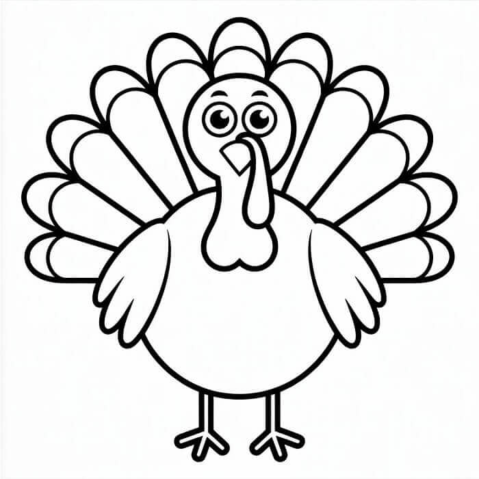 Animert Kalkun fargelegging