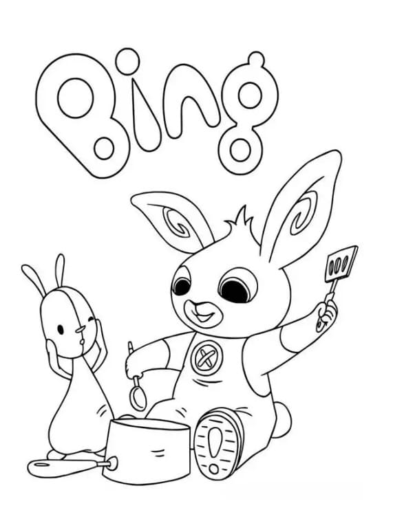 Bing Kanin Bilde fargelegging