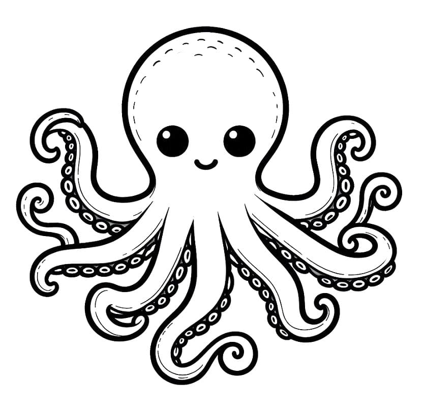 Blekksput for 2-åringer fargelegging