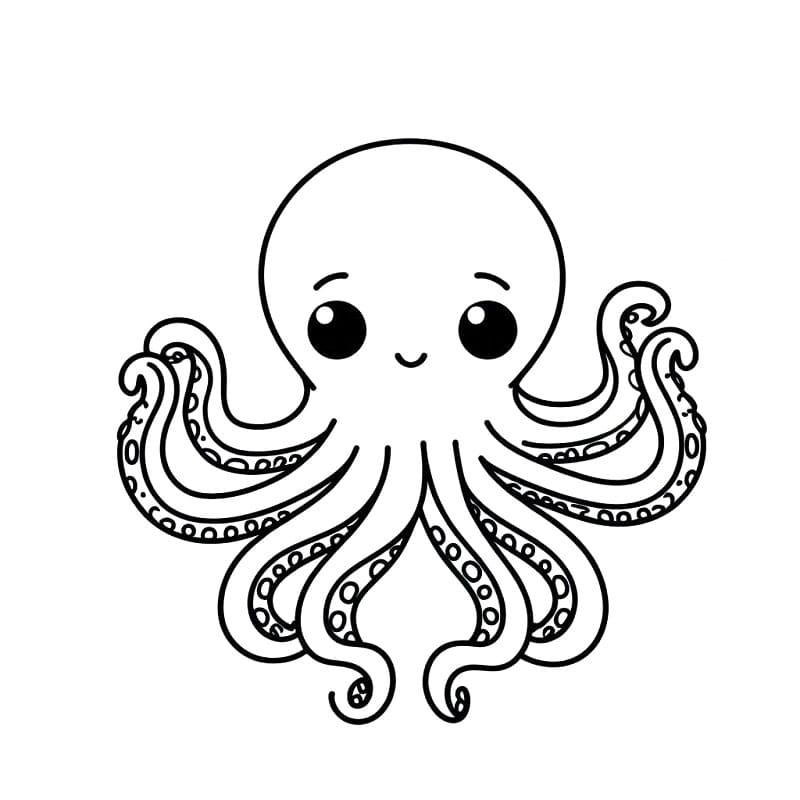 Blekksput for 4-åringer fargelegging