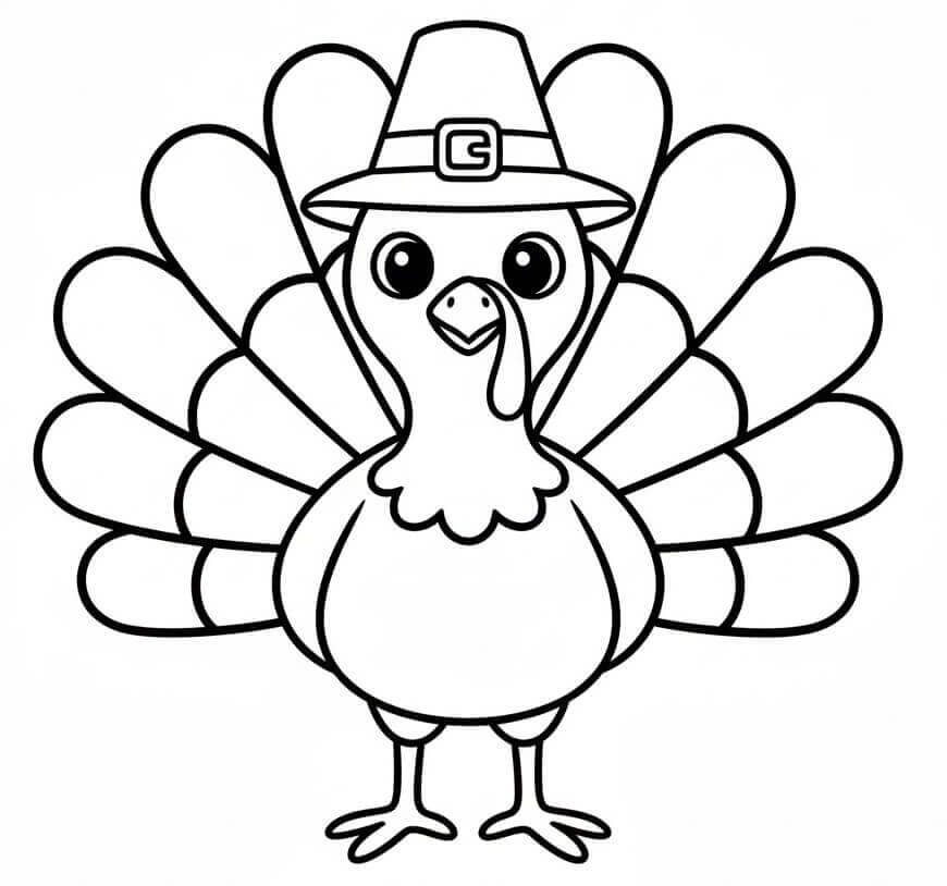 Dyr Kalkun fargelegging