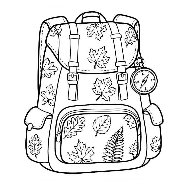 En Ryggsekk fargelegging