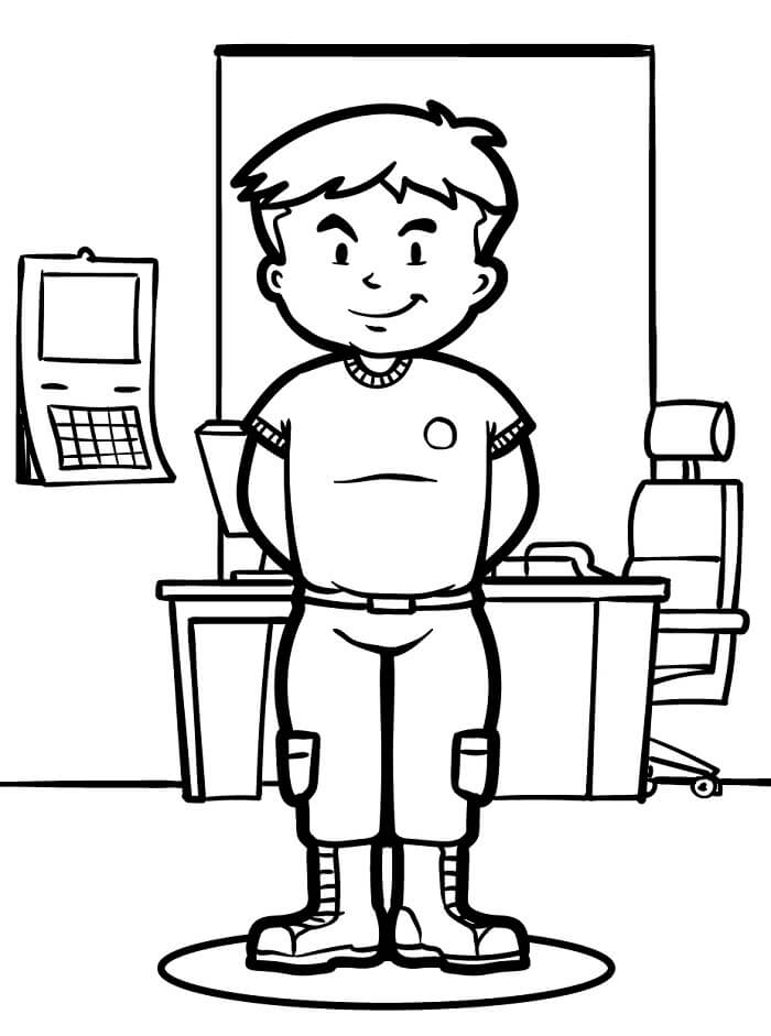 En Soldat fargelegging