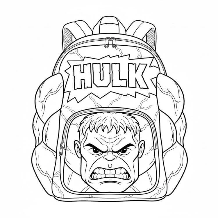 Enkel Ryggsekk fargelegging