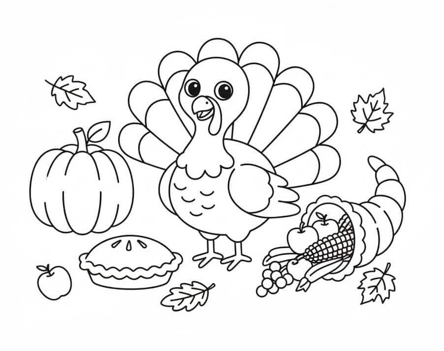 Thanksgiving Fargelegging