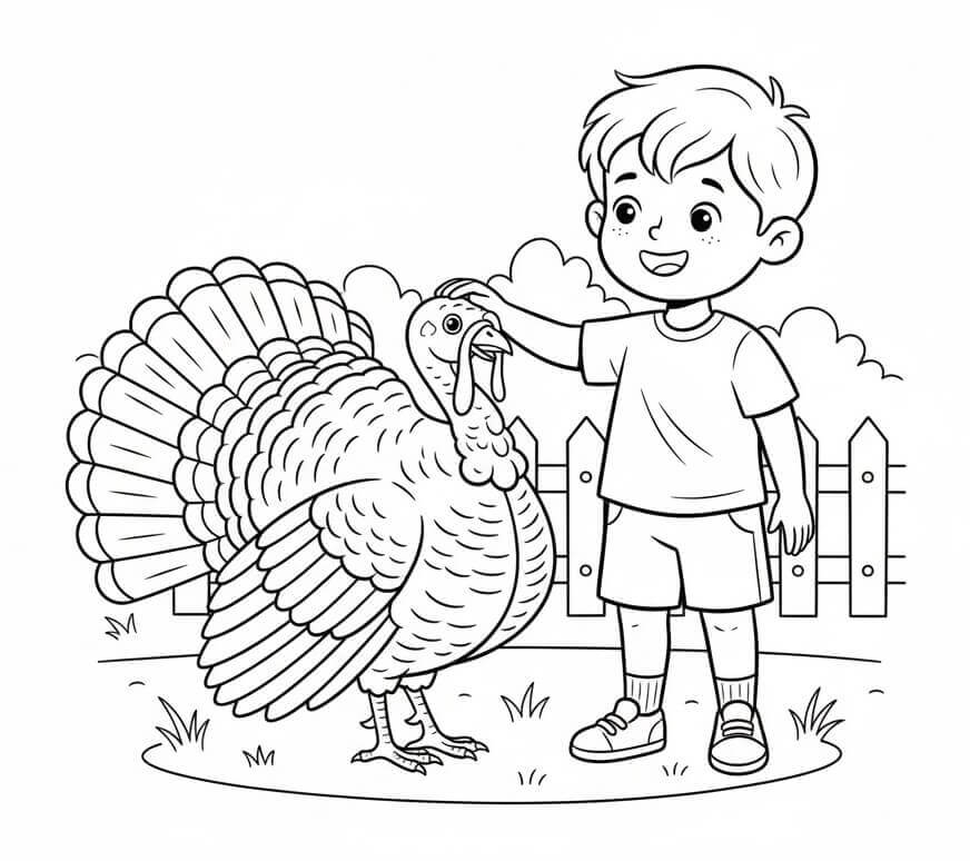 Fantastisk Kalkun fargelegging