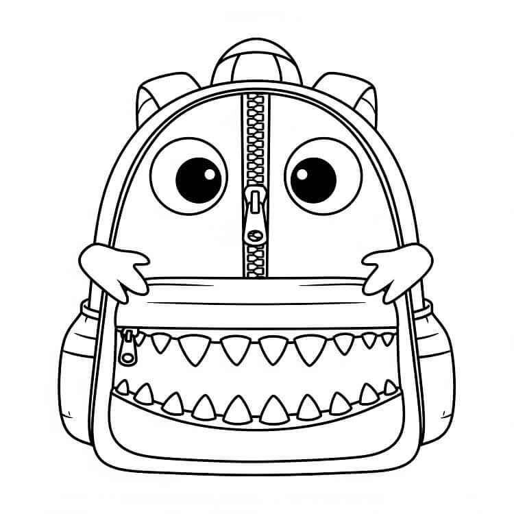 Fantastisk Ryggsekk fargelegging