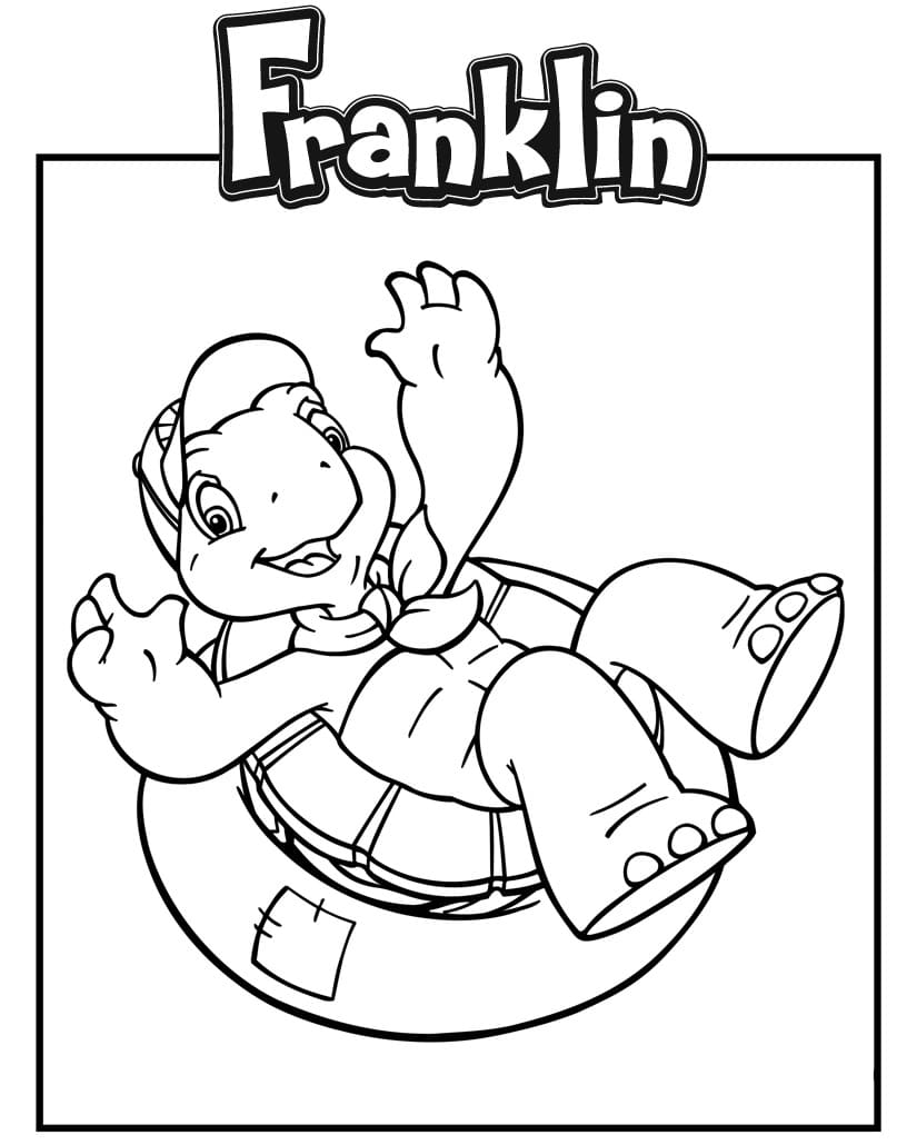 Franklin Utskriftbar for Barn fargelegging