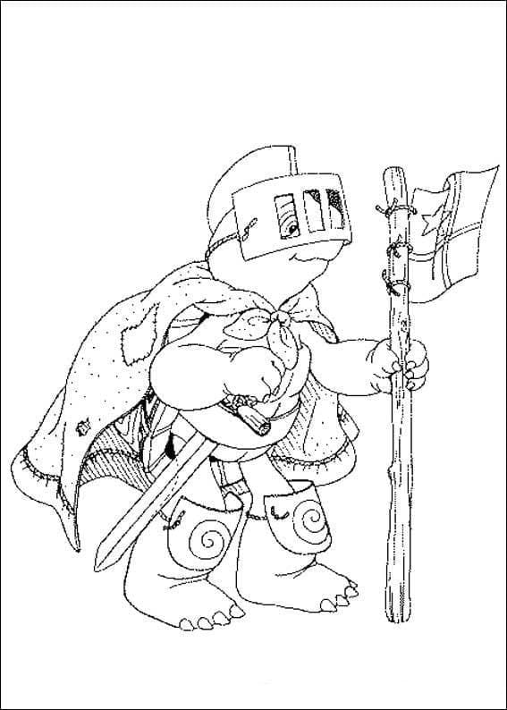 Franklin for 3-åringer fargelegging