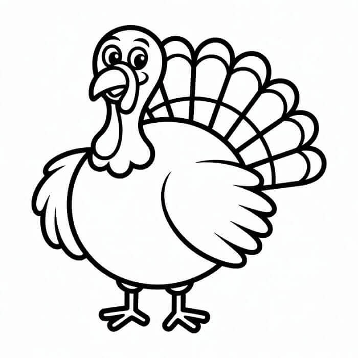 Glad Kalkun fargelegging