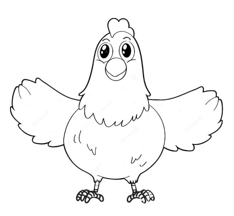 Glad Kylling fargelegging