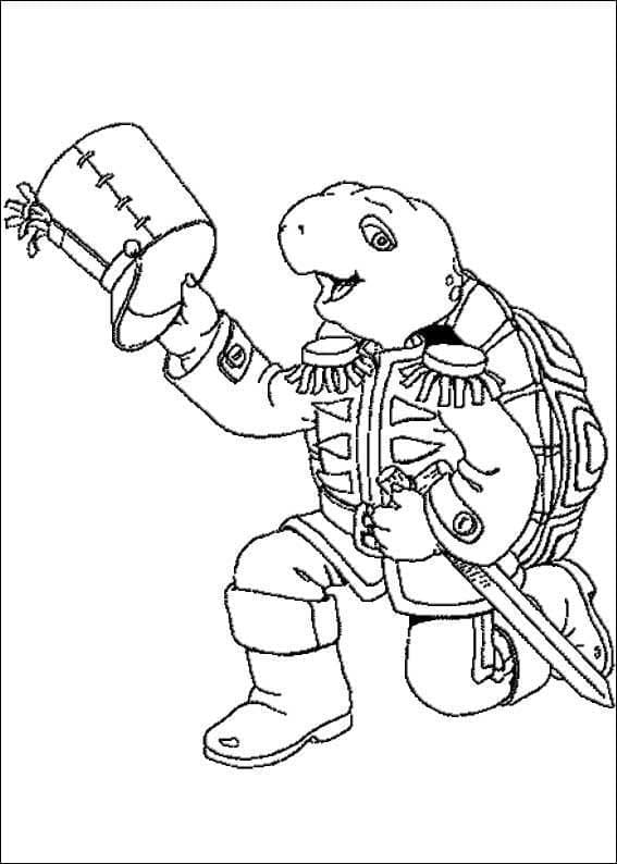 Gratis Franklin Utskriftbar fargelegging