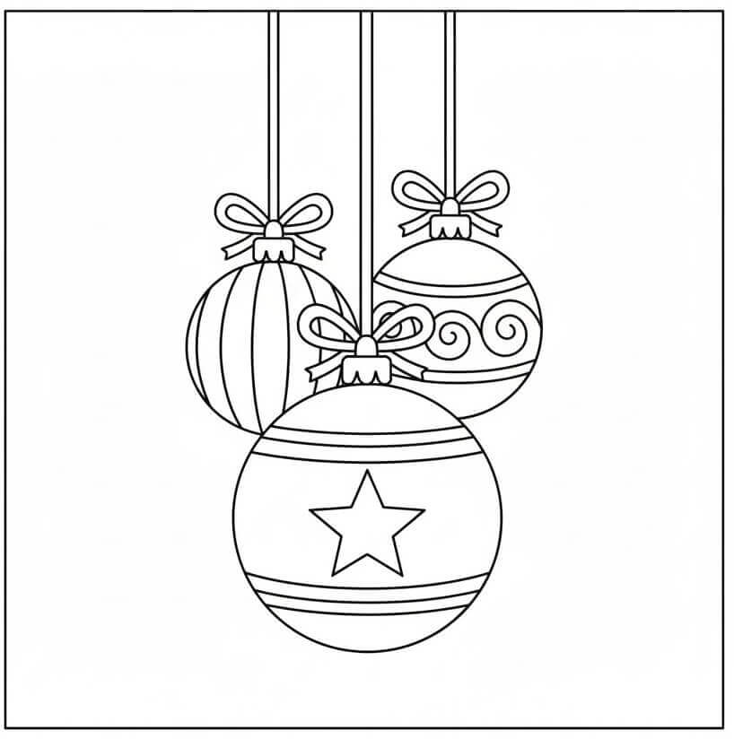 Gratis Julekuler fargelegging