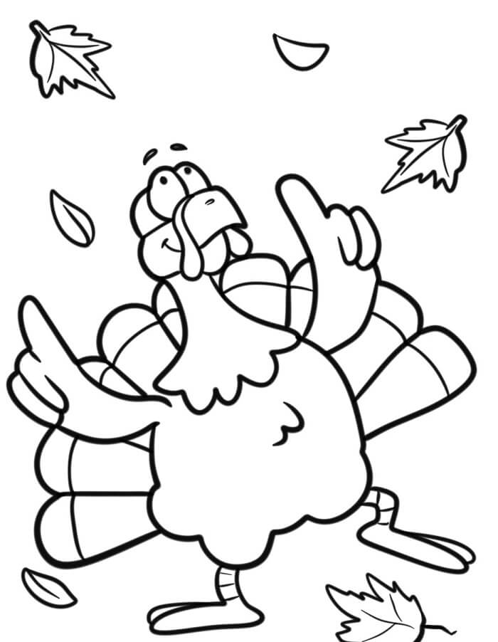Gratis Kalkun Bilde fargelegging