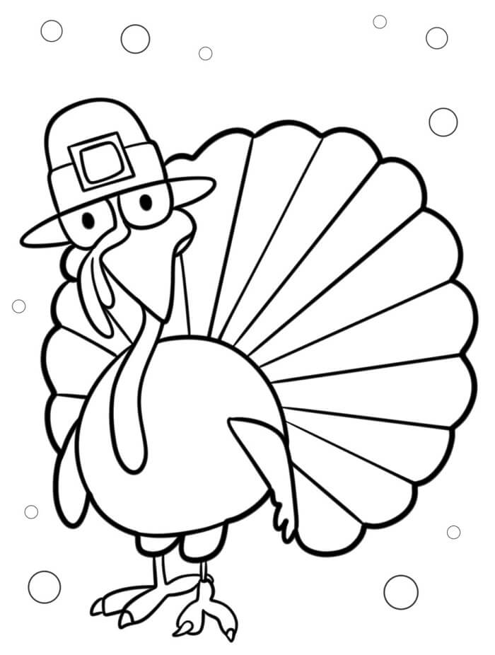Gratis Kalkun for Barn fargelegging