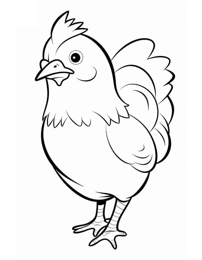 Gratis Kylling fargelegging