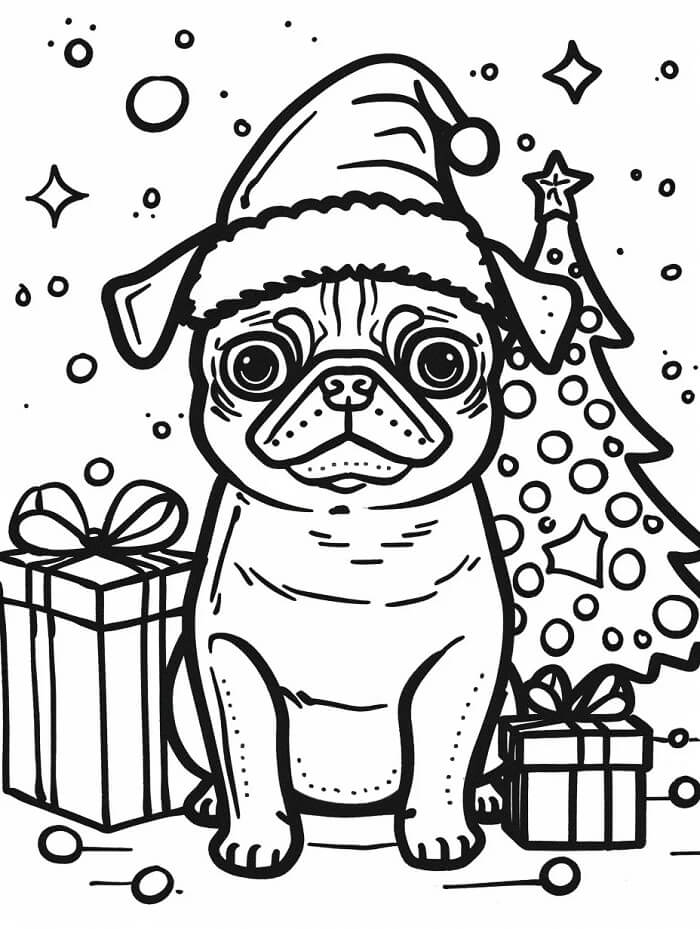 Gratis Mops Bilde fargelegging