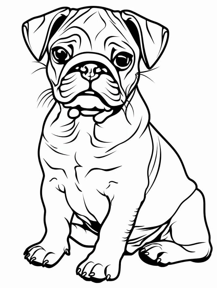 Gratis Mops for Barn fargelegging