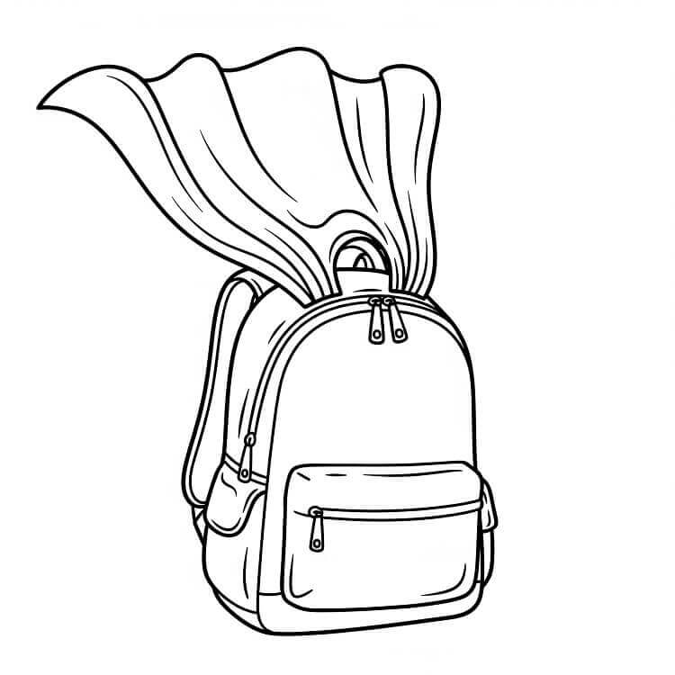 Gratis Ryggsekk Bilde fargelegging