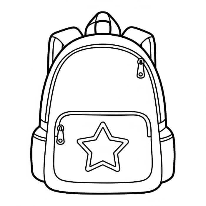 Gratis Ryggsekk å Skrive ut fargelegging