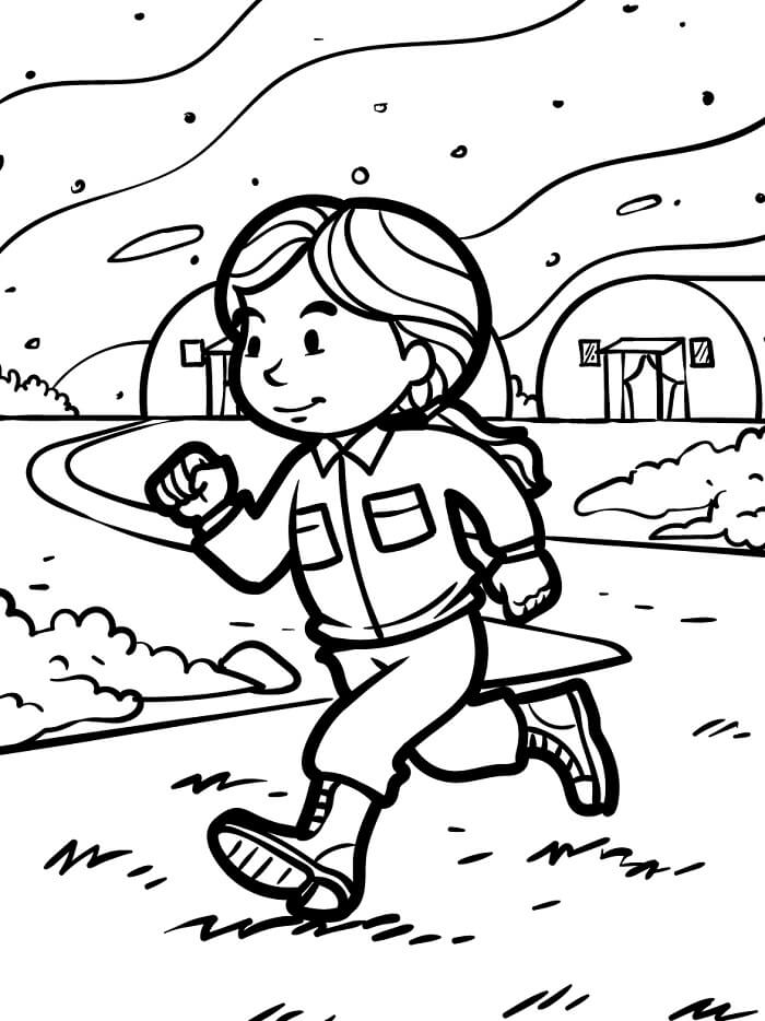 Gratis Soldat for Barn fargelegging