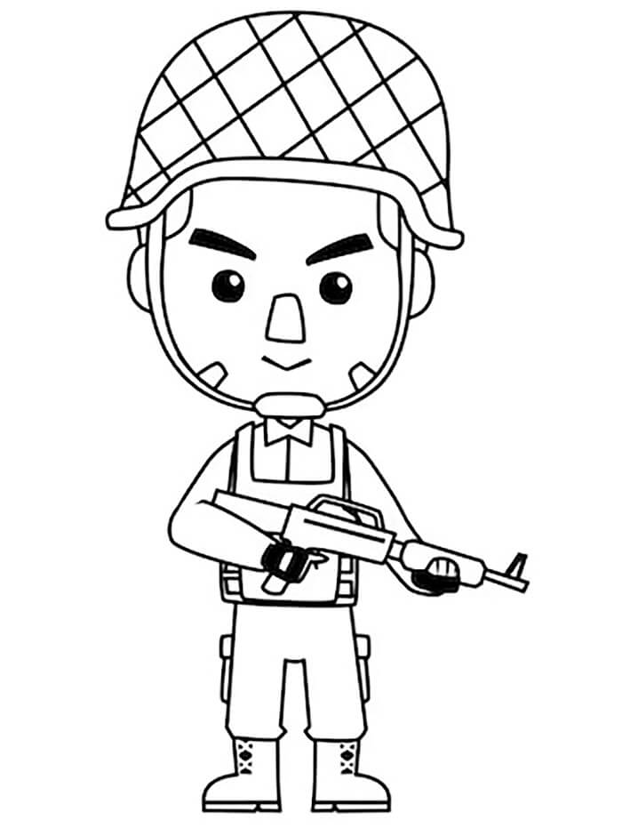 Gratis Soldat fargelegging