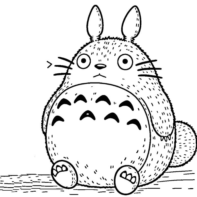 Gratis Totoro Bilde fargelegging