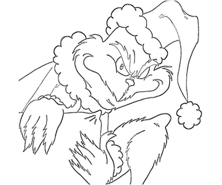 Grinch Bilde fargelegging