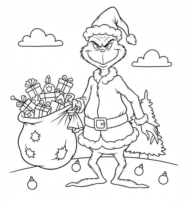 Grinchen  Fargelegging