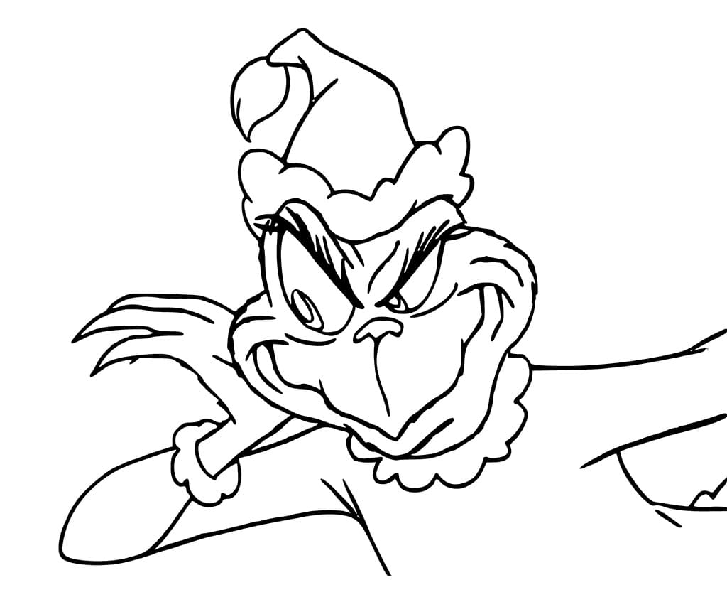 Grinchen Gratis Utskriftbar fargelegging