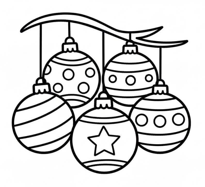 Julekuler Fargelegging