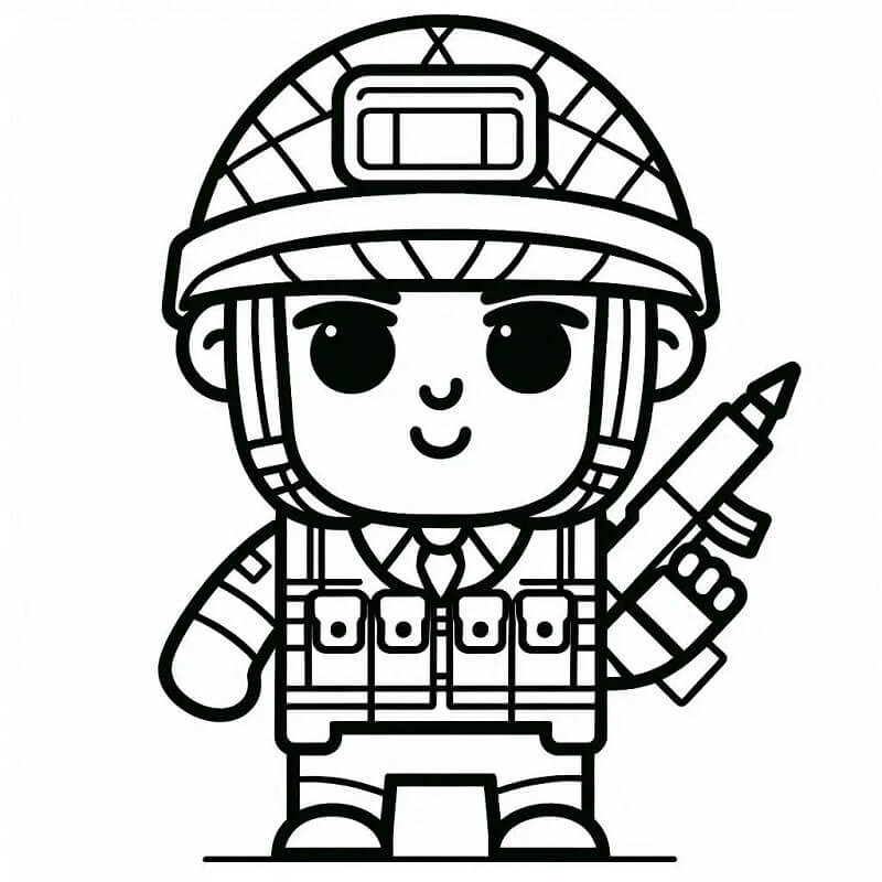 Hær Soldat fargelegging