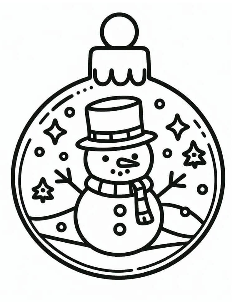 Høytid Julekuler fargelegging