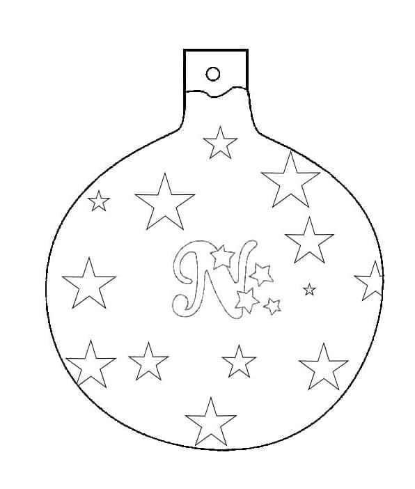 Julekuler Utskriftbar fargelegging