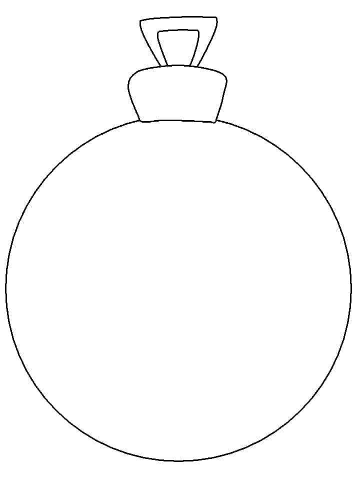 Julekuler Utskriftbart Bilde fargelegging